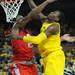 Michigan freshman Glenn Robinson III's shot is blocked by Ohio State sophomore Amir WIlliams during the second half at Crisler Center on Tuesday, Feb. 5. Melanie Maxwell I AnnArbor.com